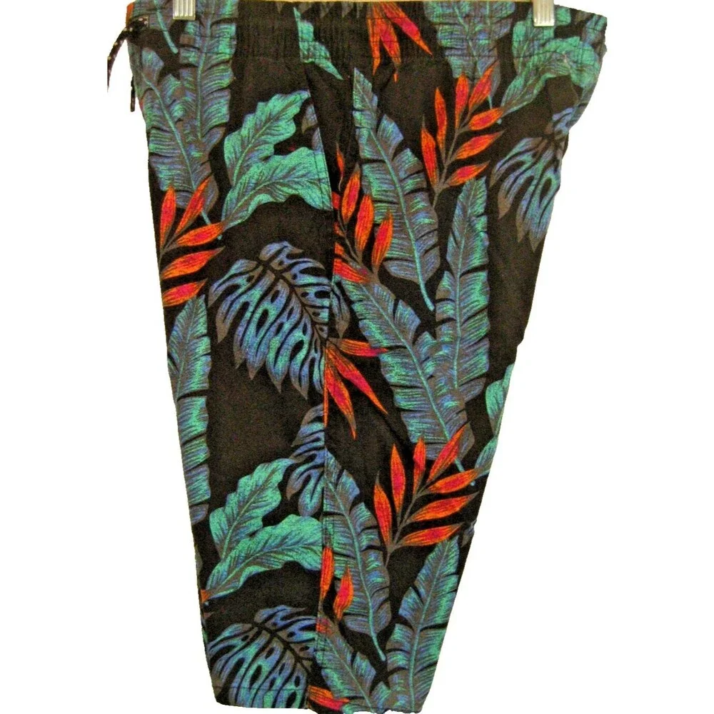Boys Arizona Jean Co. Aloha Floral Unlined Swim Board Shorts sz XL(18-20)x 11